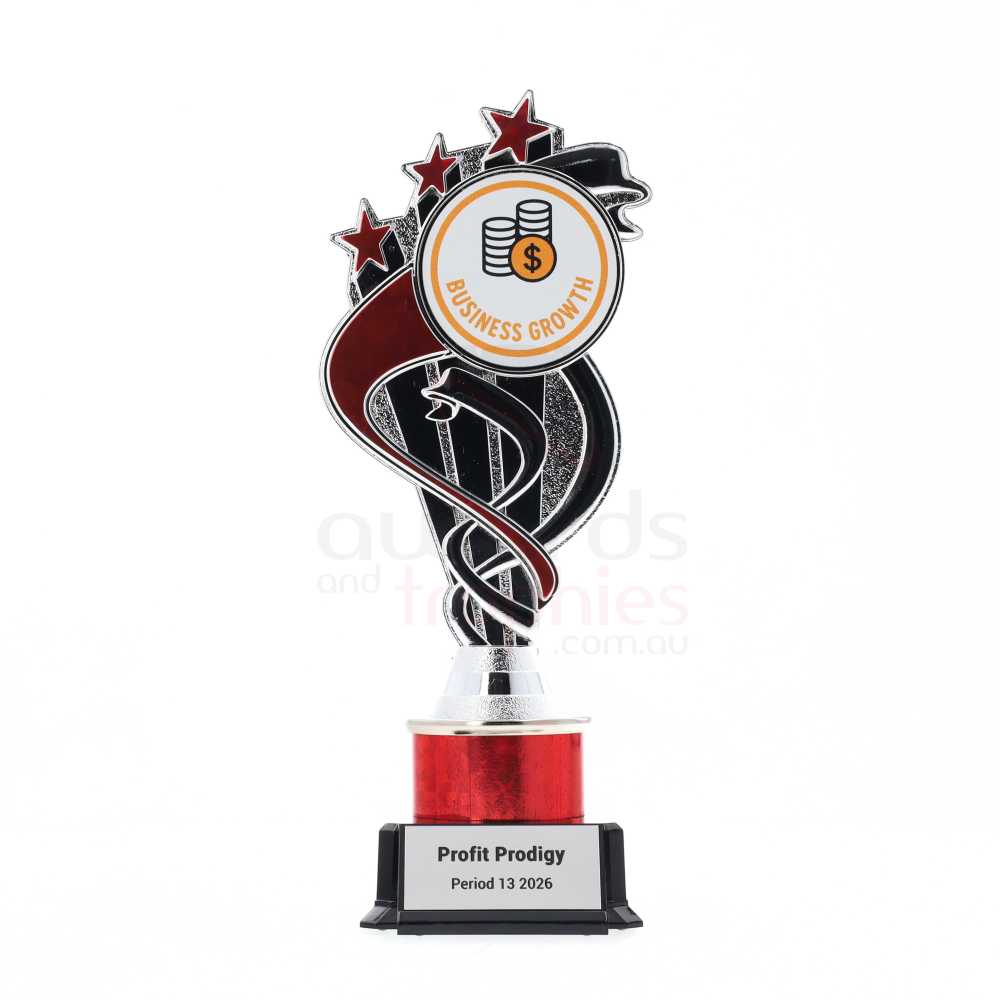 Ribbon Silver/Red 215mm