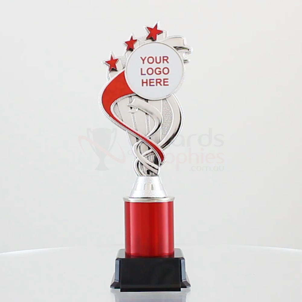 Ribbon Silver/Red 240mm