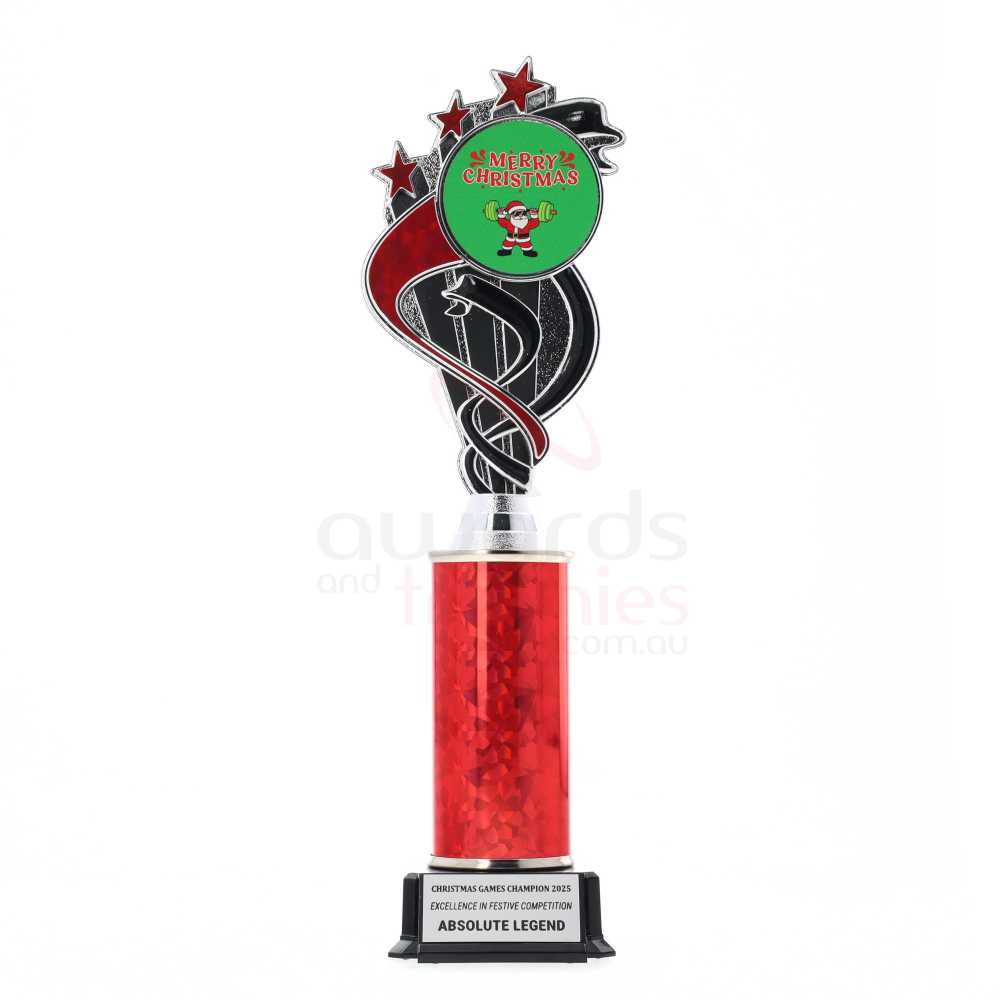 Ribbon Silver/Red 290mm