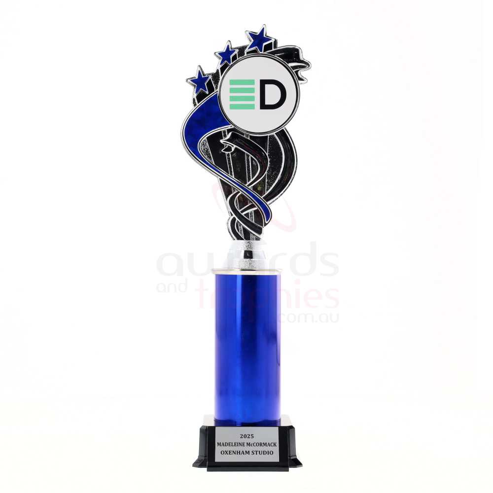 Ribbon Silver/Blue 290mm