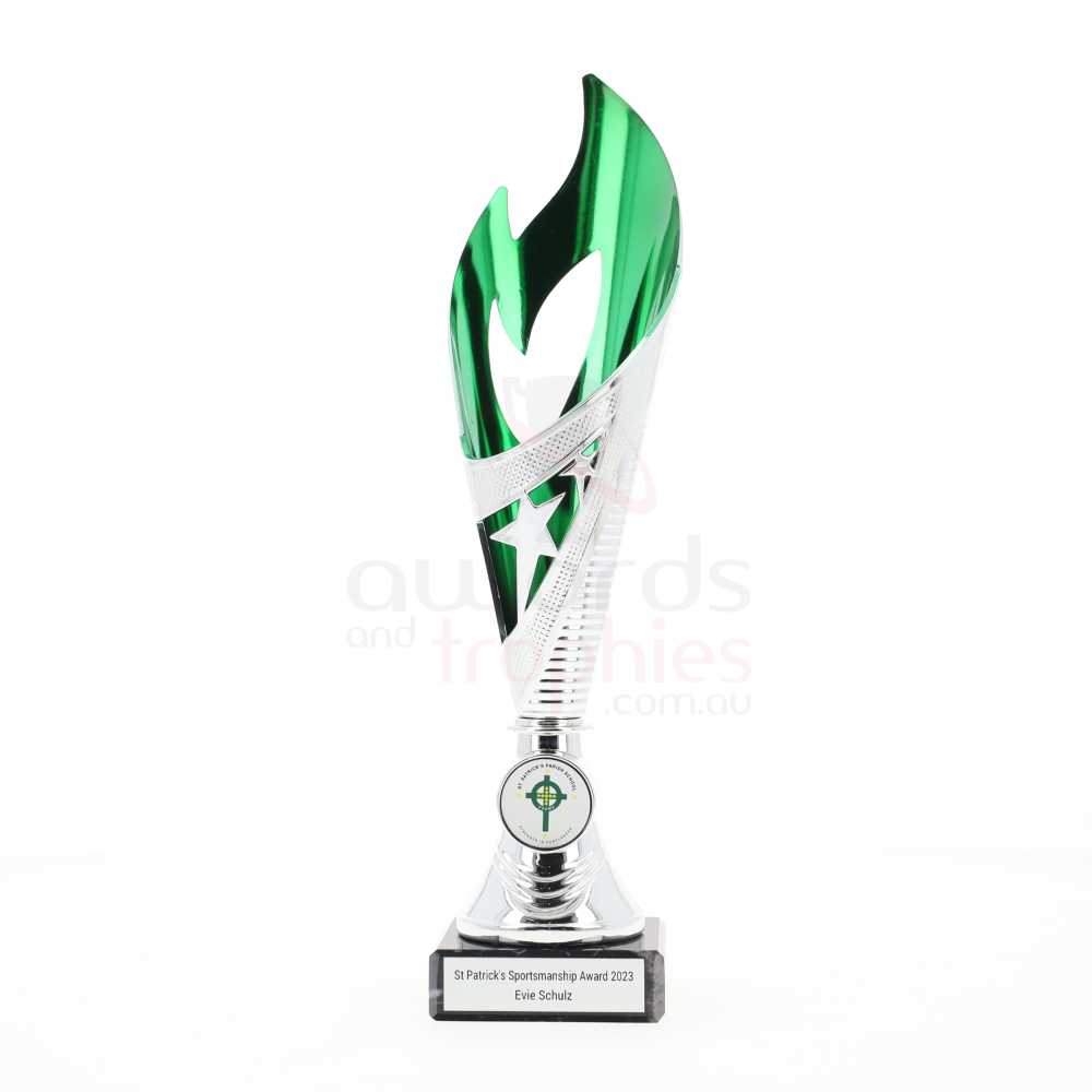 Flamenco Cup Silver/Green 260mm