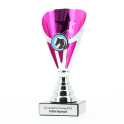 Arianna Cup Silver/Pink 170mm