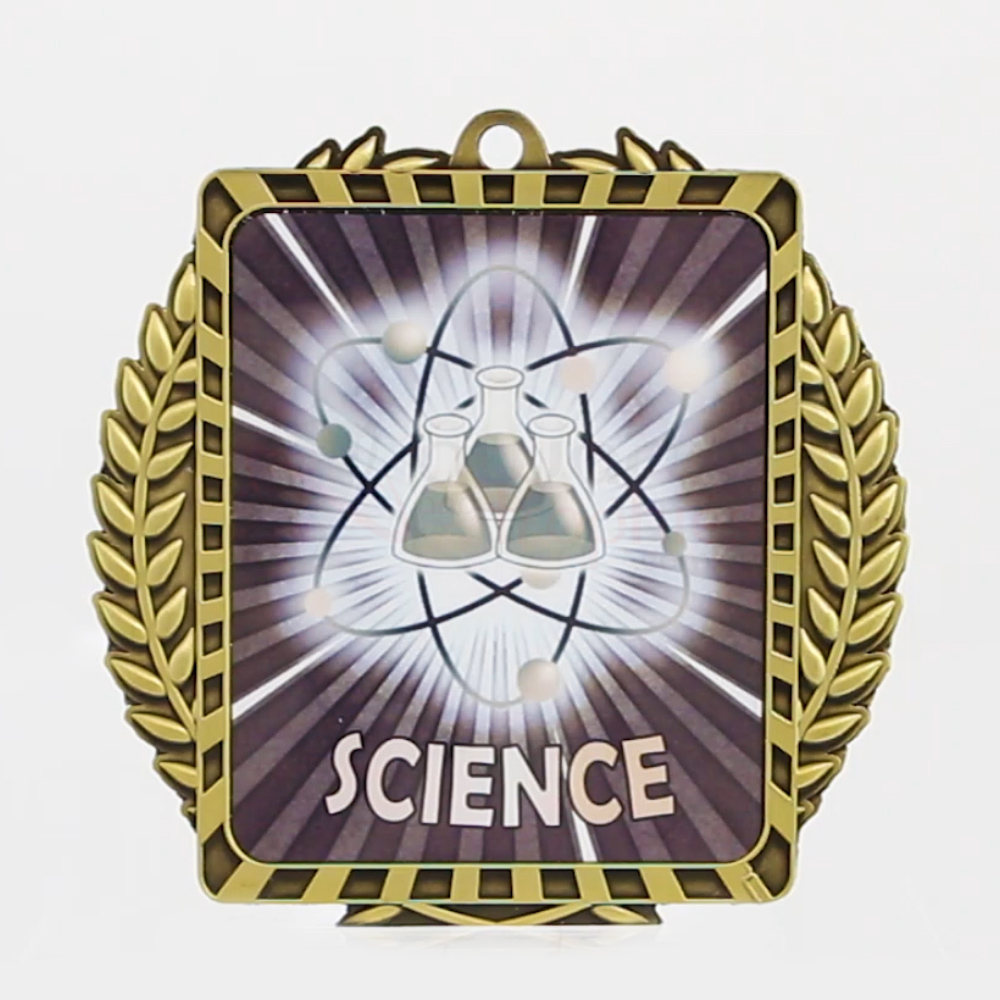 Lynx Wreath Science Medal Gold 