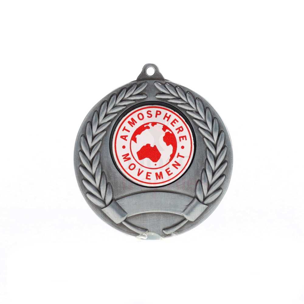 Artemis Personalised Medal 50mm - Antique Silver