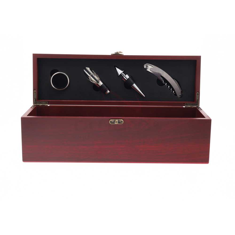 Rosewood Wine Box with Tools 