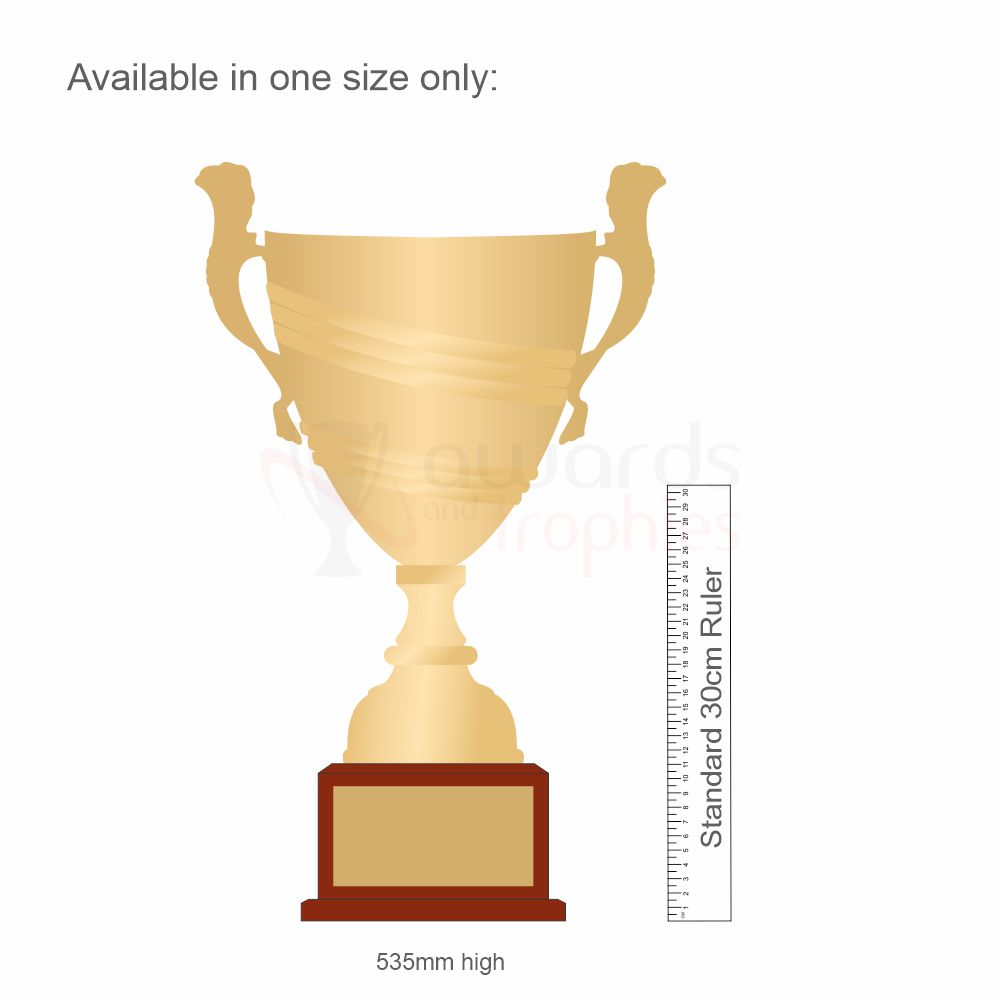 Italian Made Gold Spiral Perpetual Cup