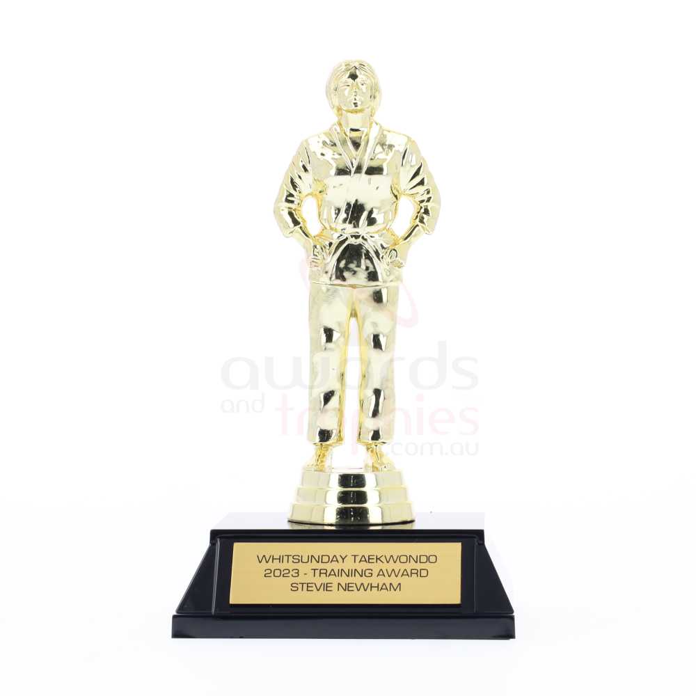 Judo Figurine on Base Female 150mm
