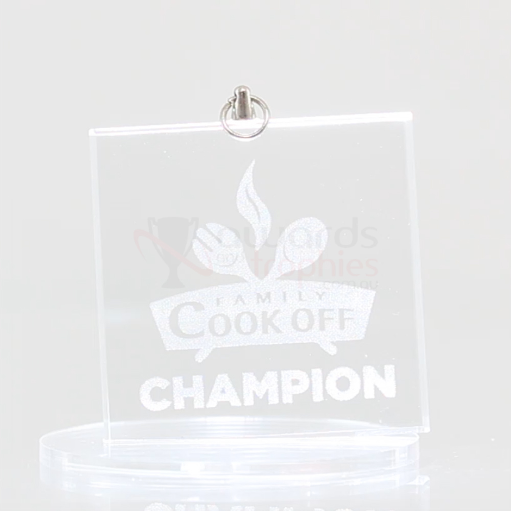 Glass Medal Square 