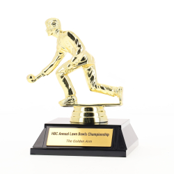 Lawn Bowls Figurine Male 125mm