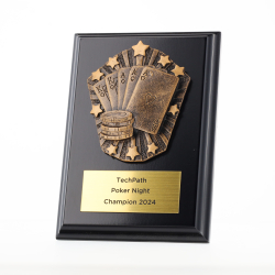 Cosmos Cards Black Plaque 150mm