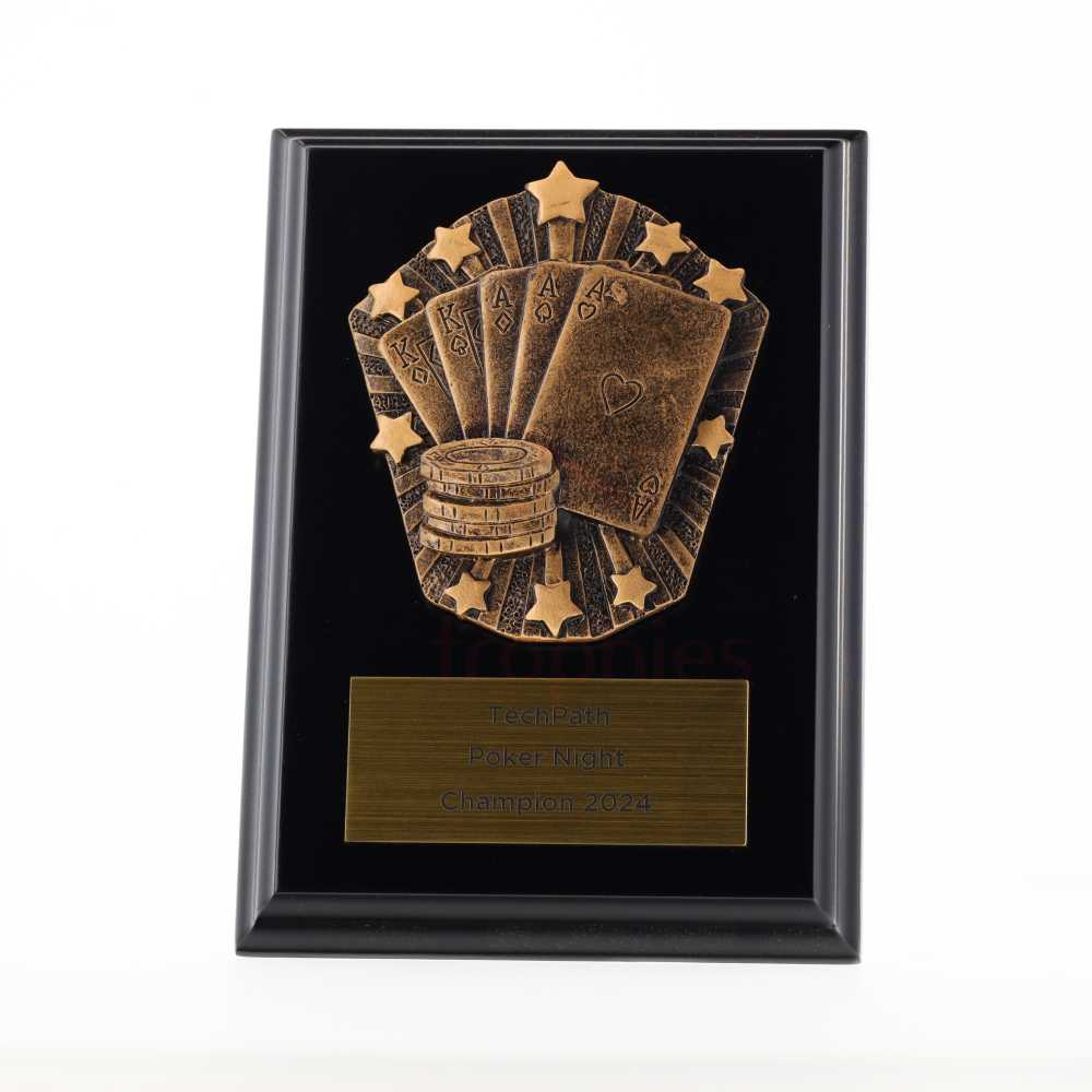 Cosmos Cards Black Plaque 150mm