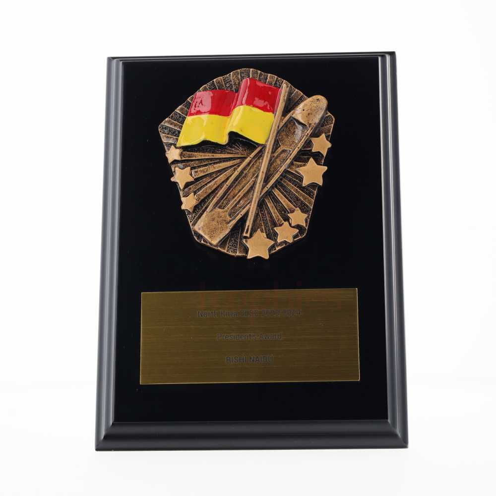 Cosmos Lifesaving Black Plaque 150mm
