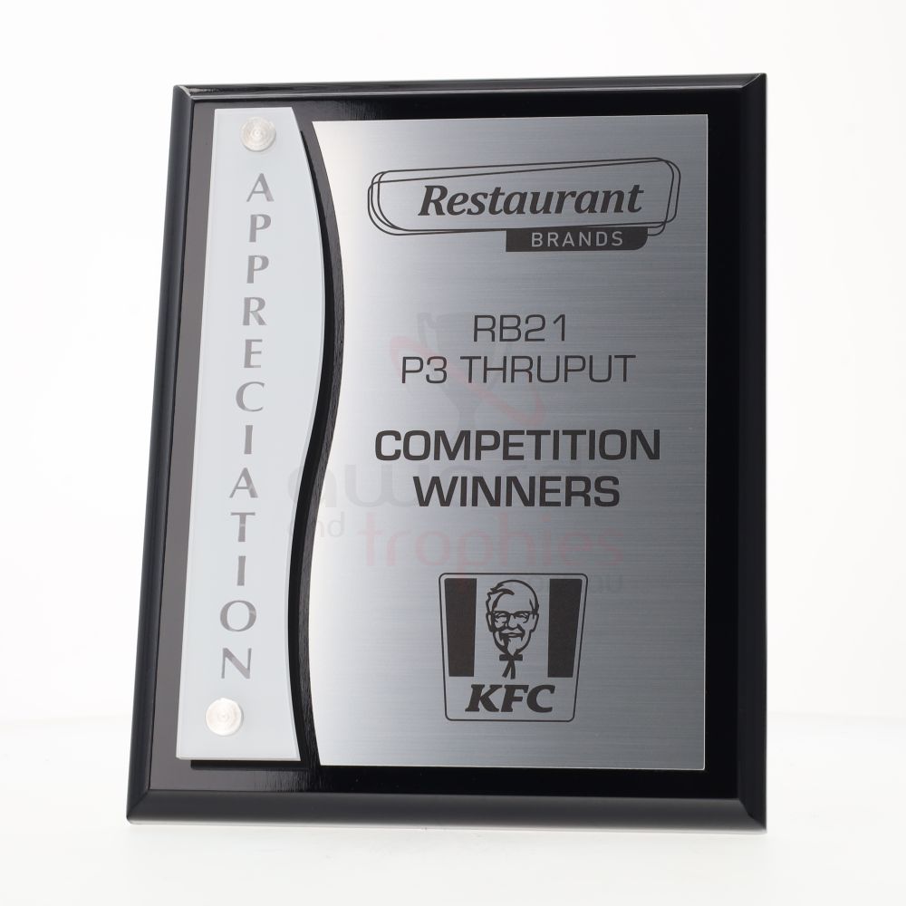 Accolade Series - Appreciation Plaque 225mm