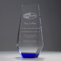 Power Blue Crystal Prism 180mm