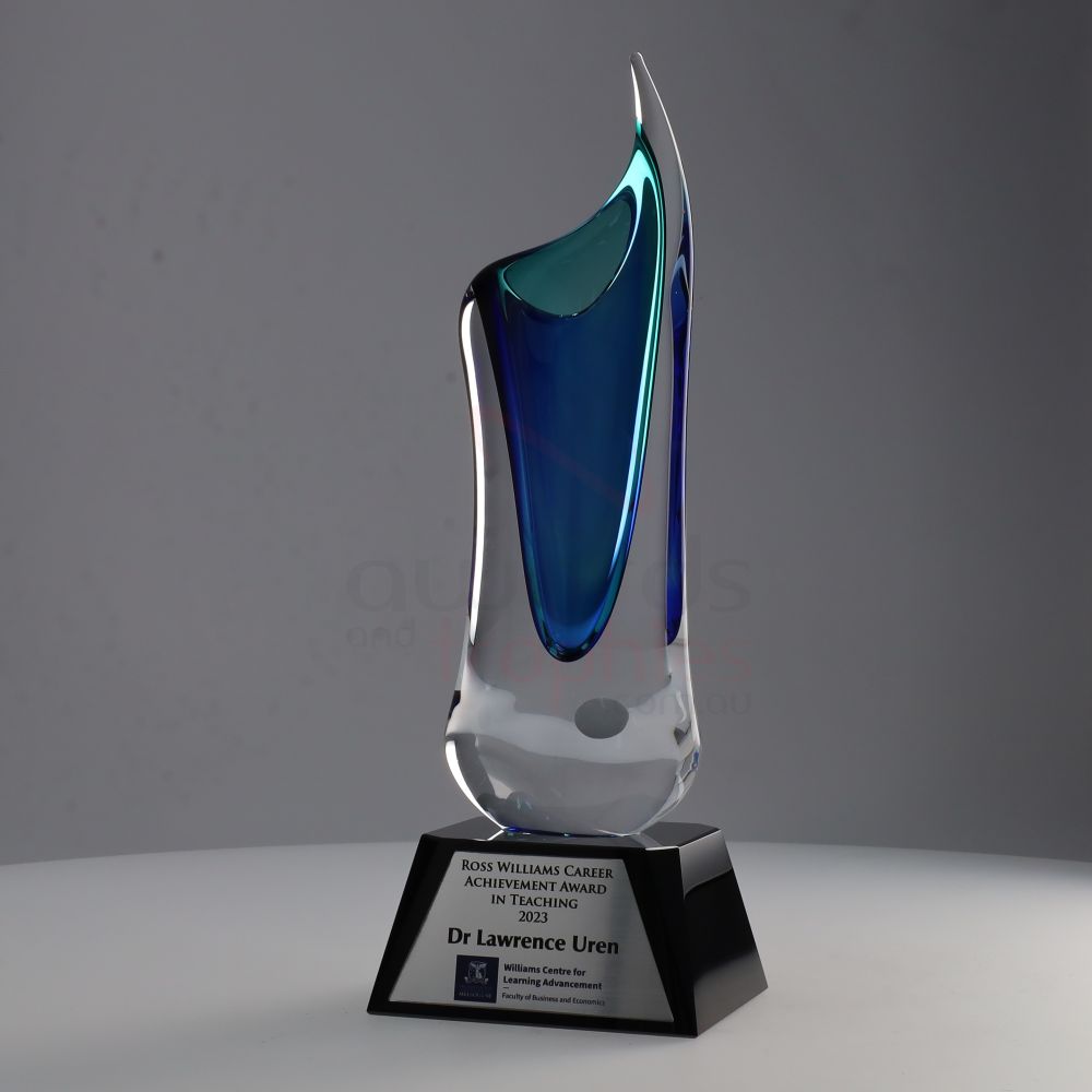 Rikaro Blue/Green Vase 340mm