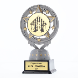 Chess Silver Torch 150mm
