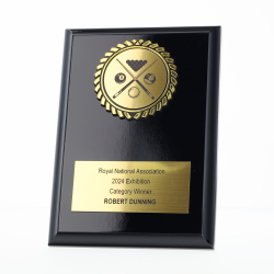 Billiards Plaque 150mm