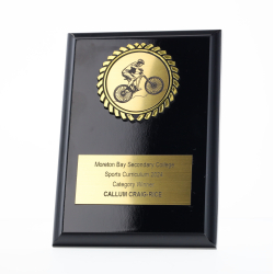 Black Plaque 150mm - Cross Country MTB