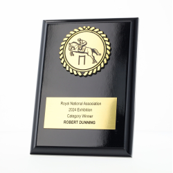 Jumping Horse Plaque 150mm
