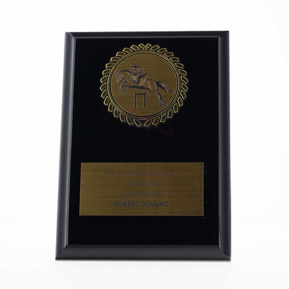 Jumping Horse Plaque 150mm