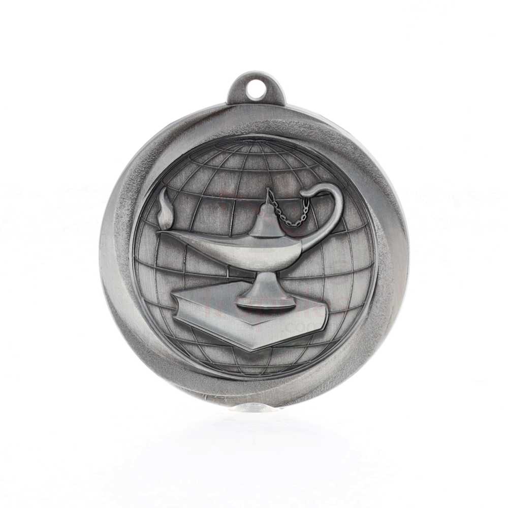 Econo Academic Medal 50mm Silver 