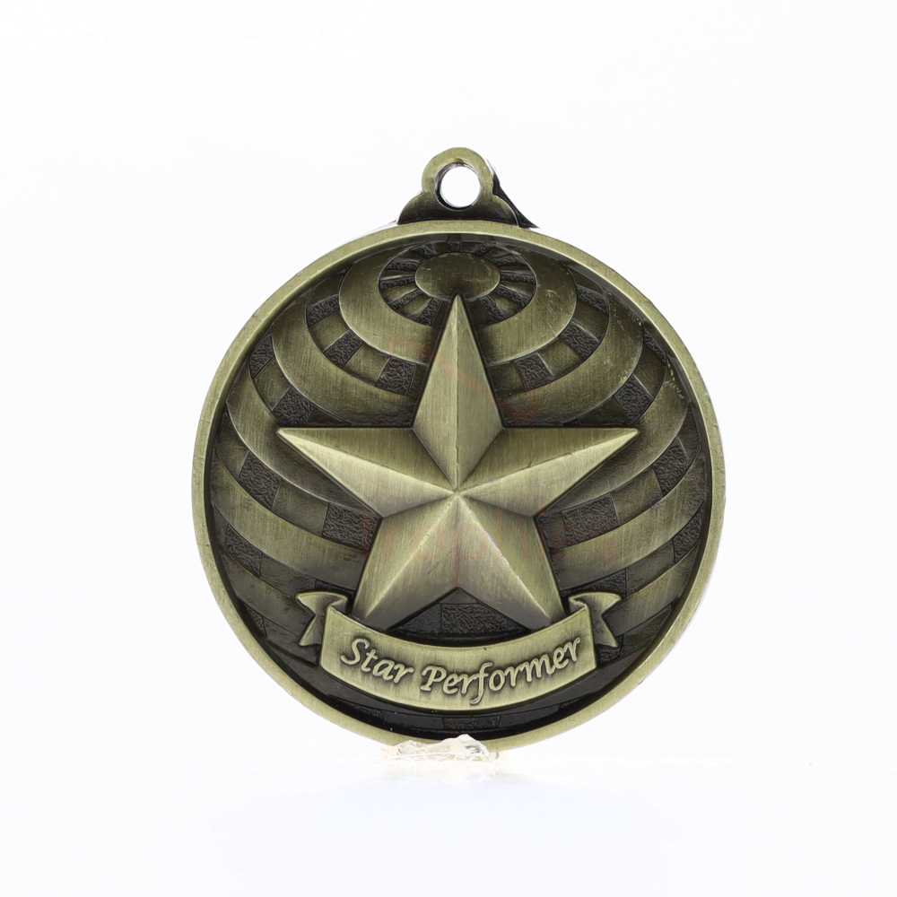 Global Star Performer Medal 50mm Gold 
