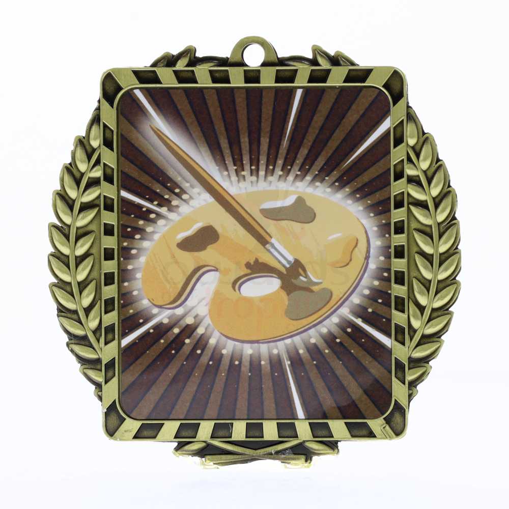 Lynx Wreath Visual Arts Medal Gold 