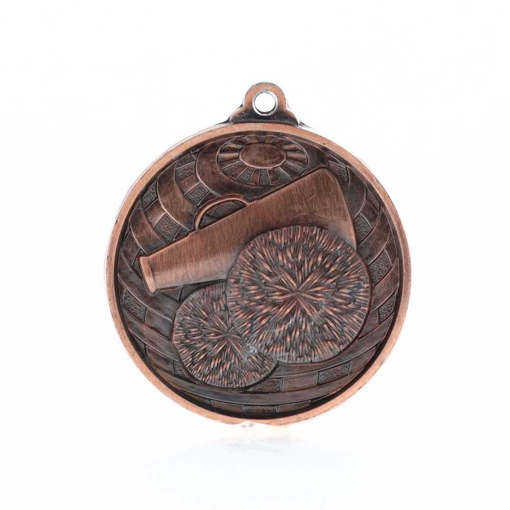 Global Cheerleading Medal 50mm Bronze 