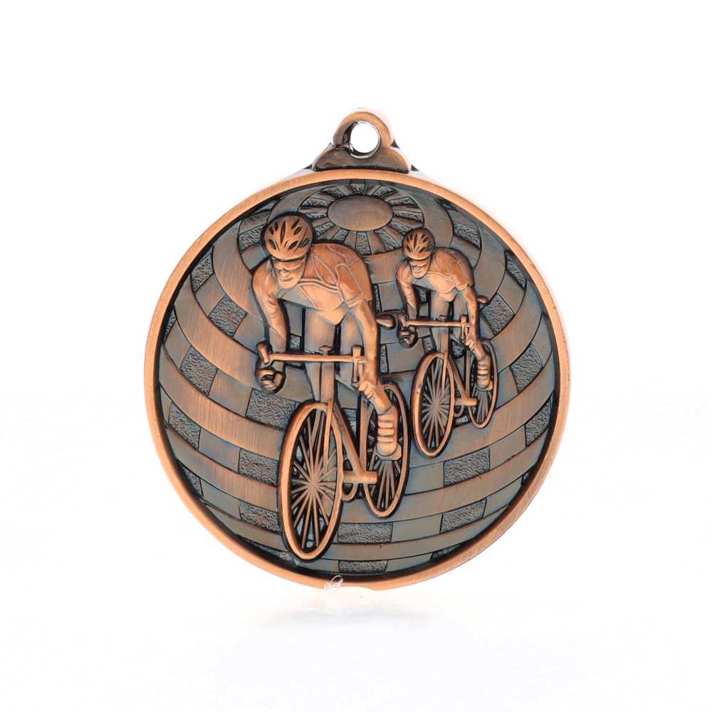 Global Cycling Medal 50mm Bronze 