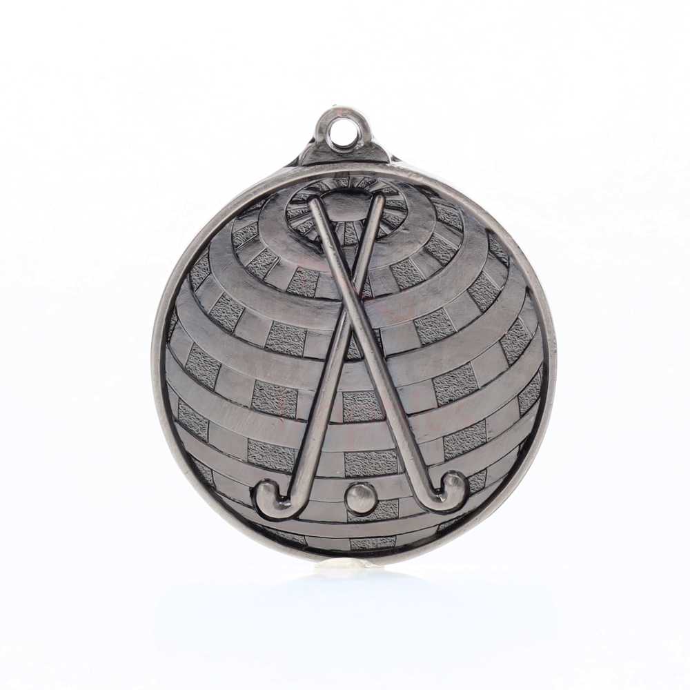 Global Hockey Medal 50mm Silver 