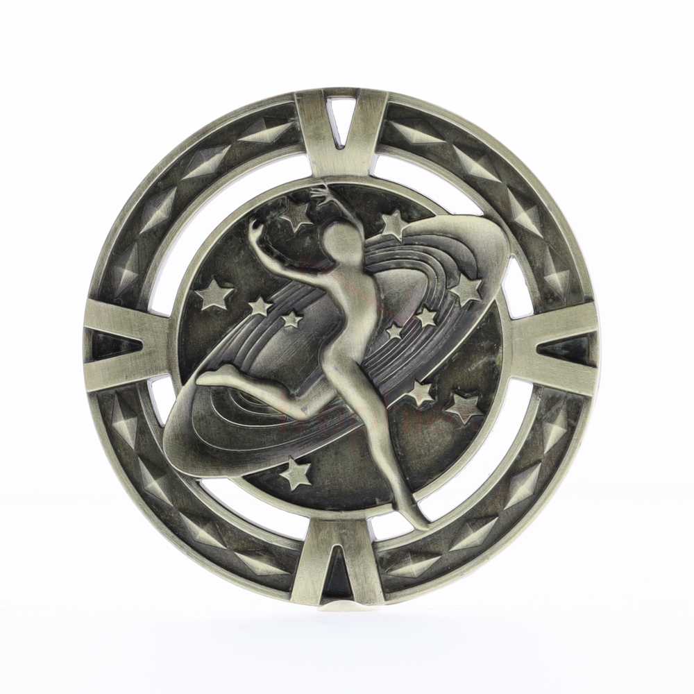 Cutout Dance Medal 60mm Gold