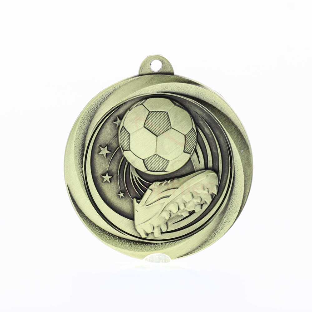 Econo Soccer Medal 50mm Gold