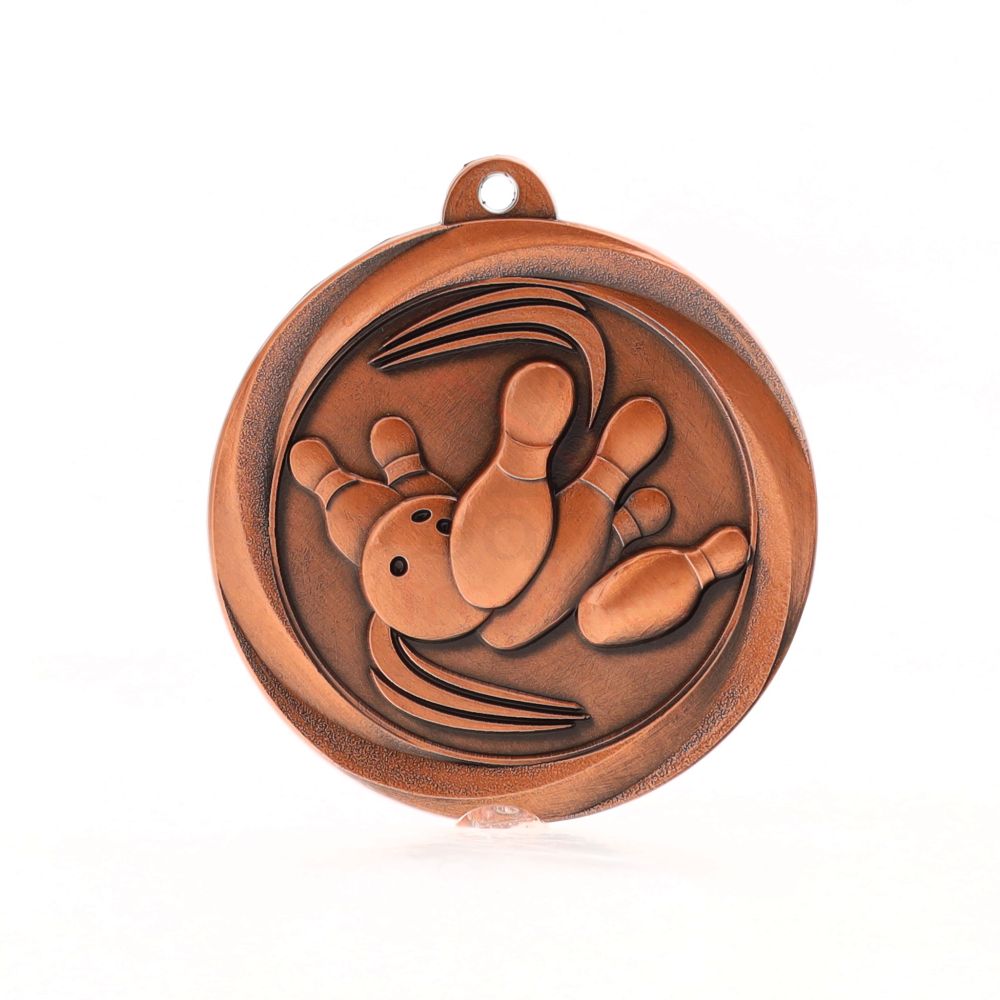 Econo Tenpin Medal 50mm Bronze