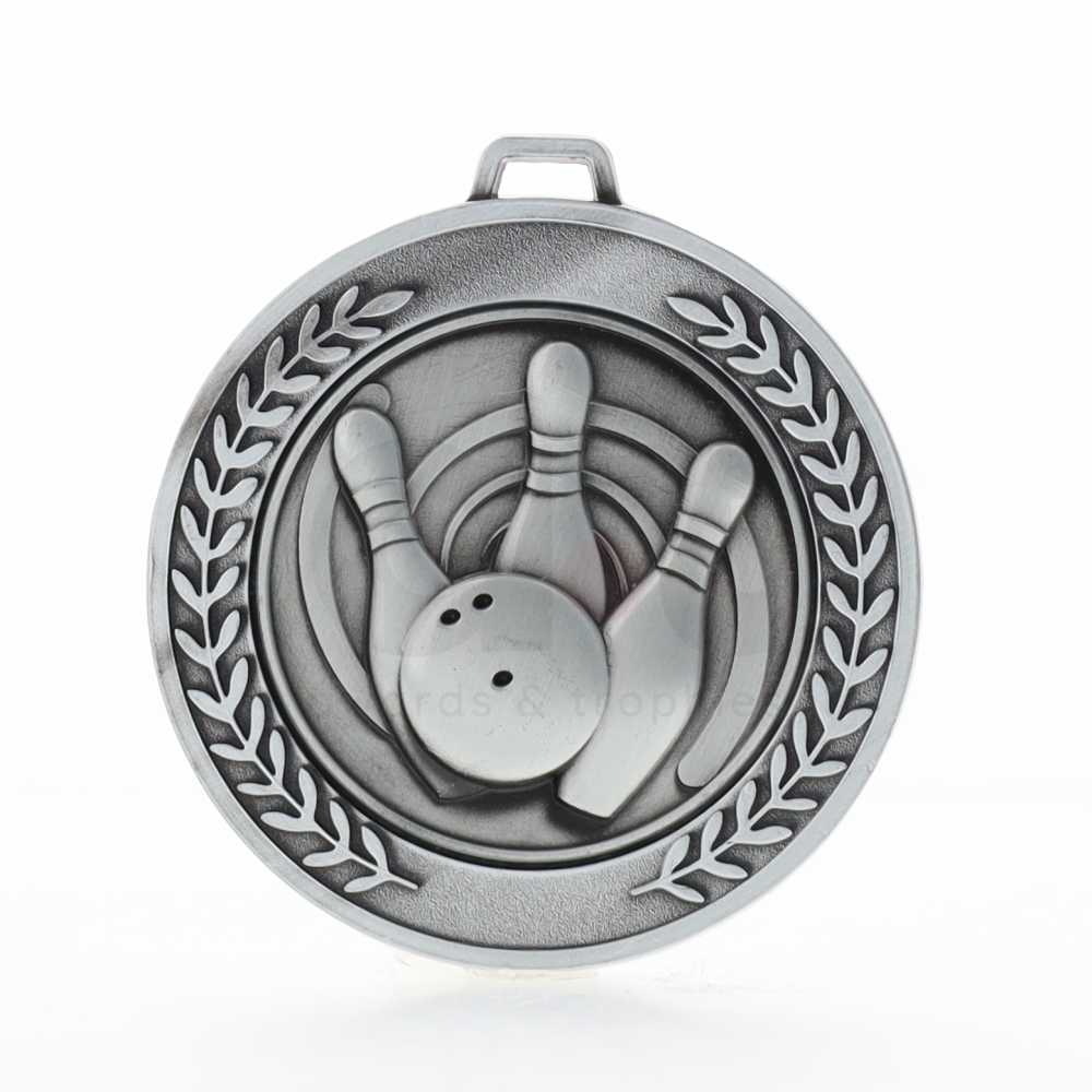 Heavyweight Tenpin Medal 70mm Silver