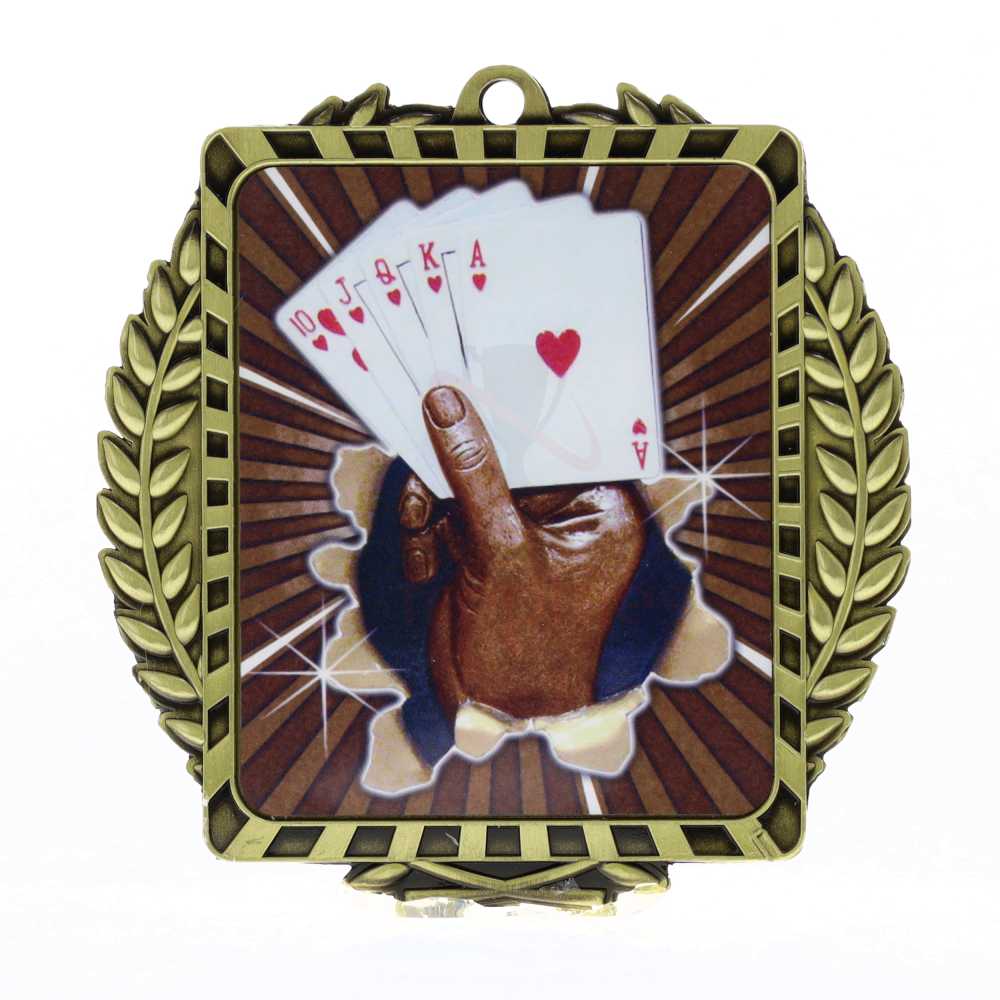 Lynx Wreath Cards Gold