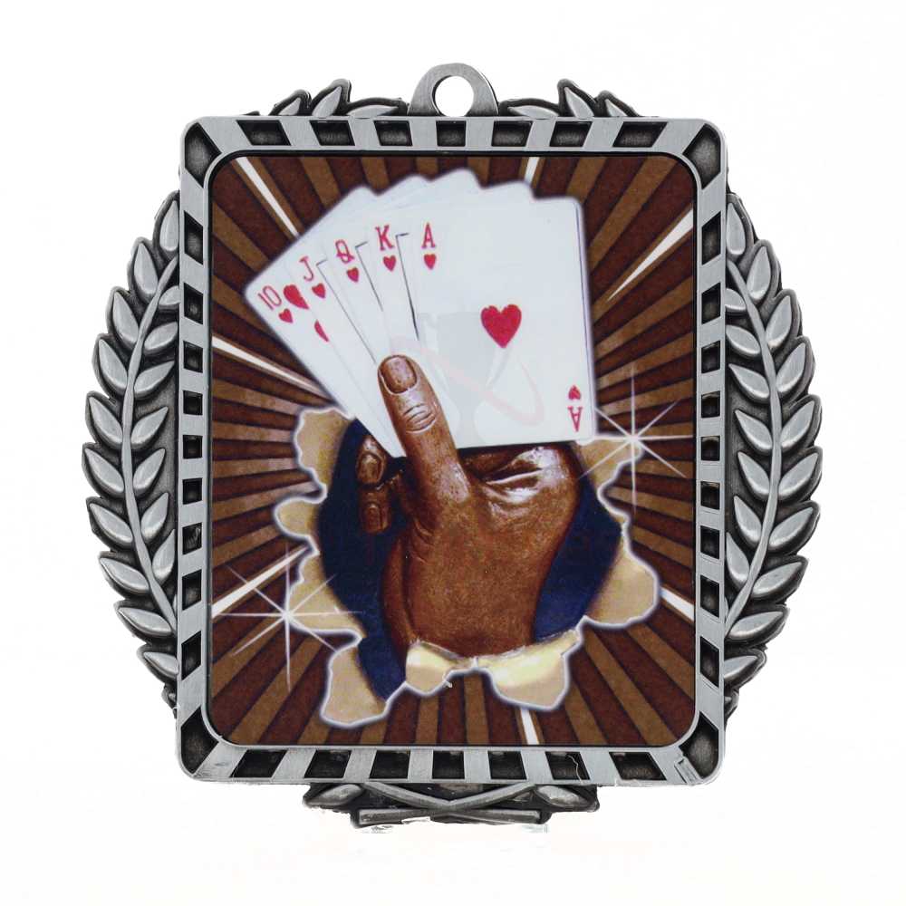 Lynx Wreath Cards Silver