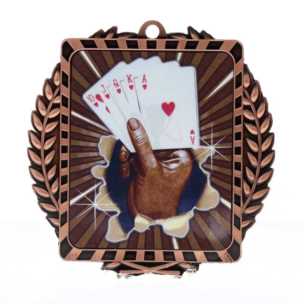 Lynx Wreath Cards Bronze