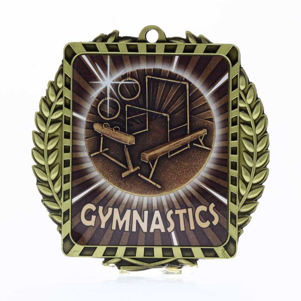Lynx Wreath Gymnastics Gold
