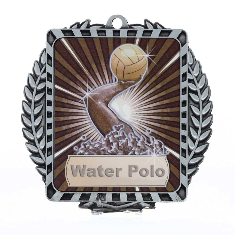 Lynx Wreath Water Polo Medal Silver