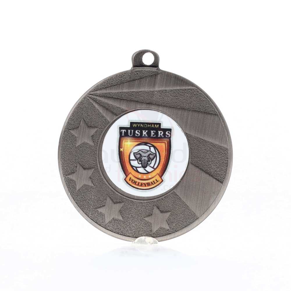Personalised Economy Medal 50mm Silver