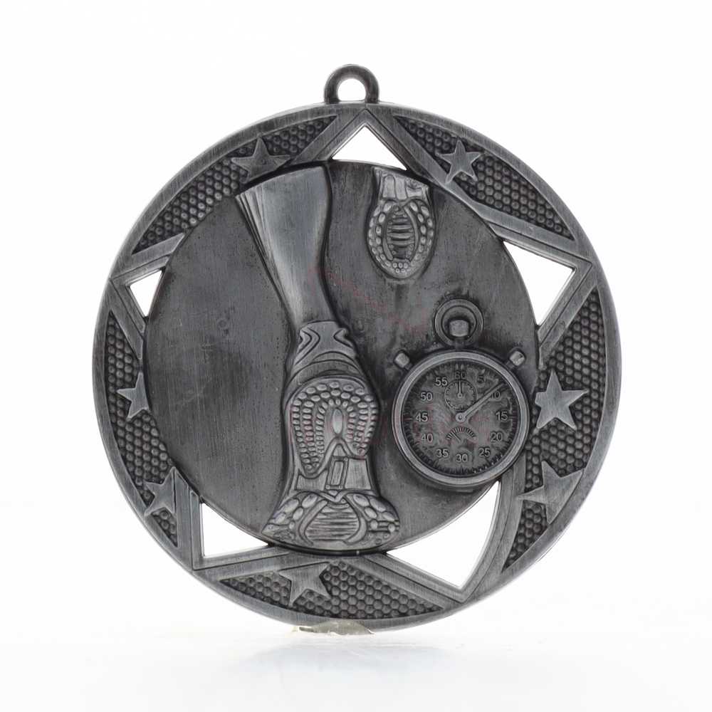 Stellar Track Medal 70mm Silver