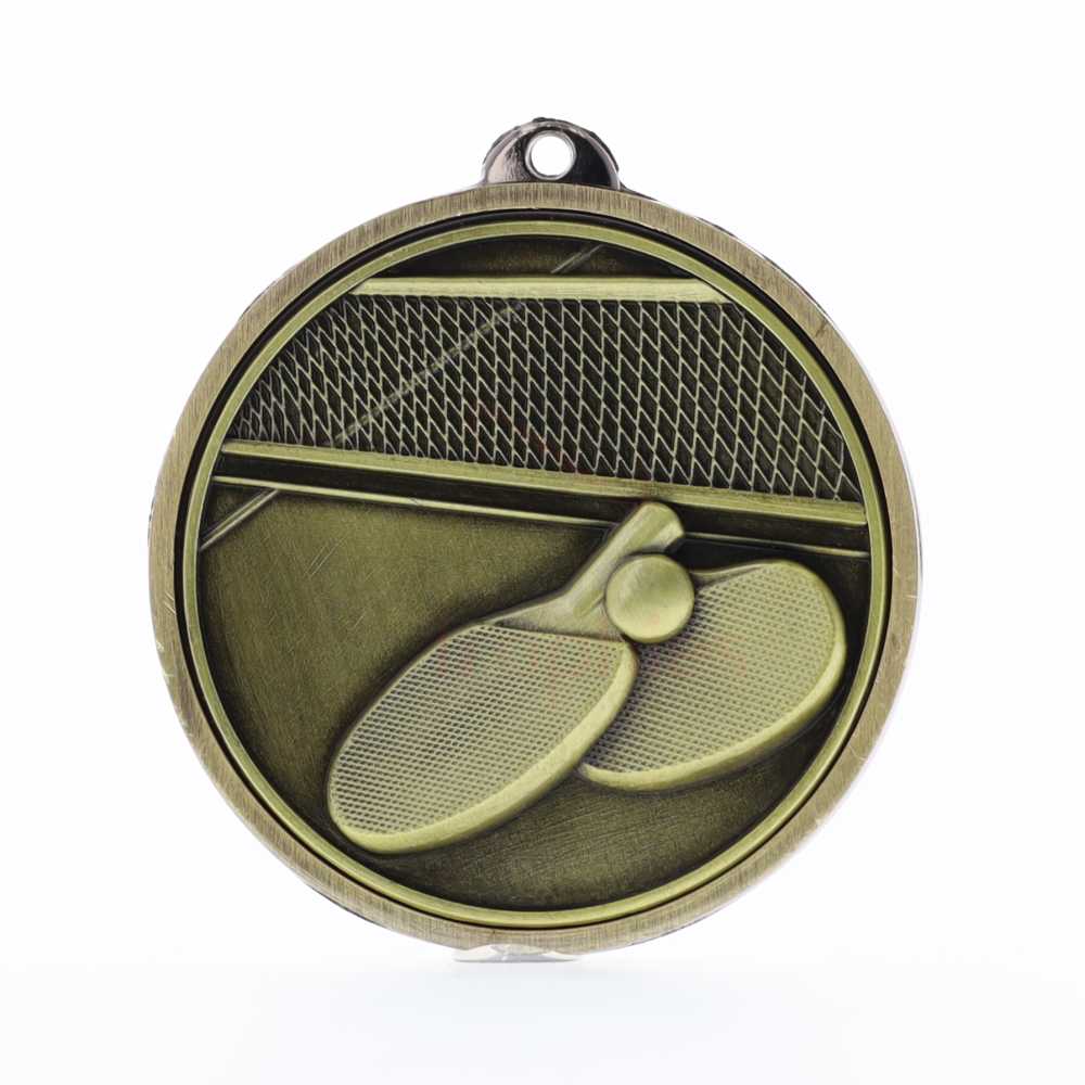 Triumph Table Tennis Medal 50mm Gold