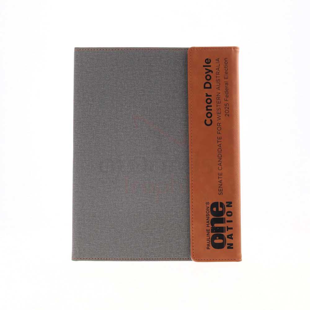 A&T Linen & Leatherette Portfolio/Notebook
