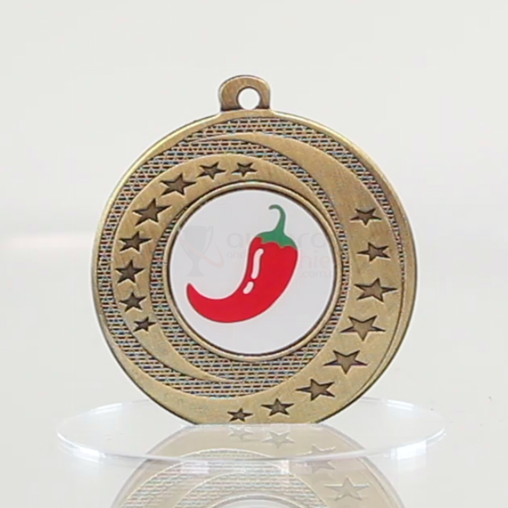 Wayfare Medal Chilli - Gold 50mm