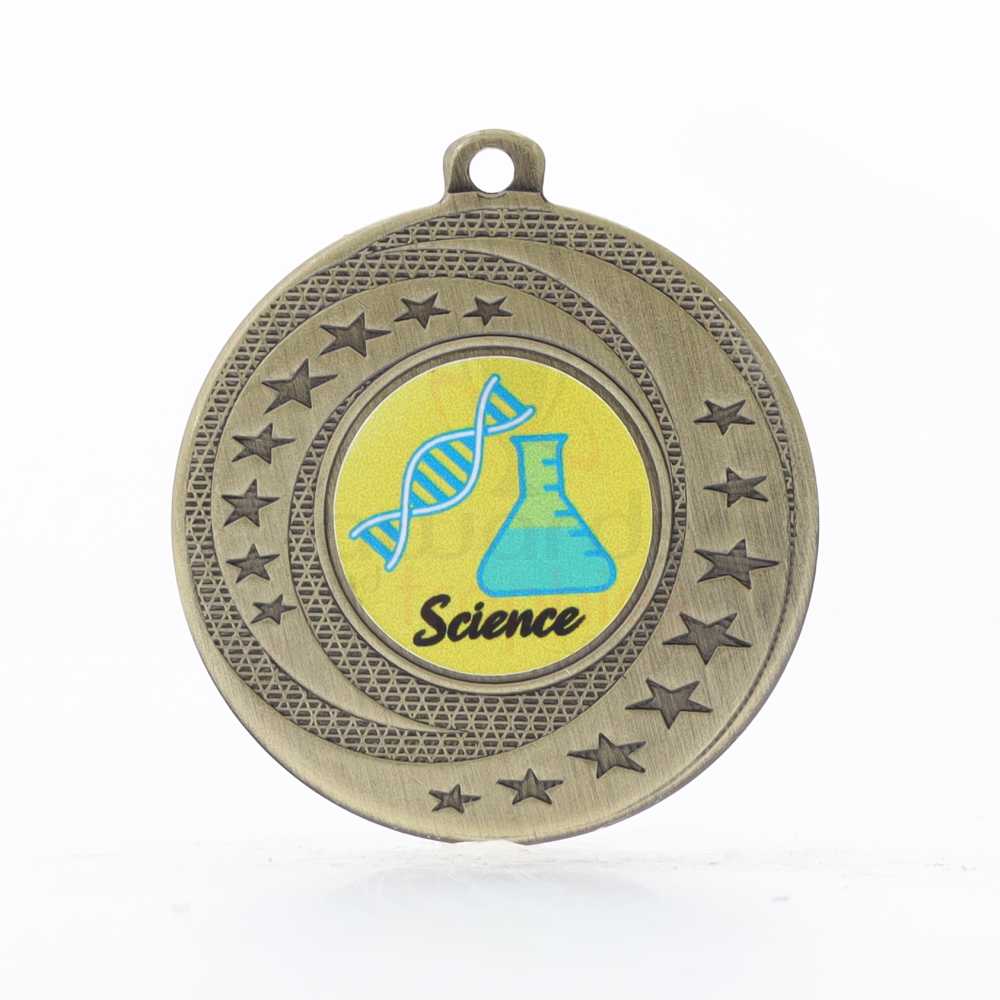 Wayfare Medal Science - Gold 50mm