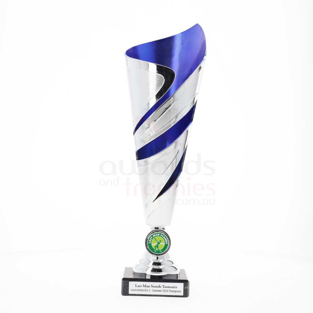 Cyclone Cup Silver / Blue 330mm