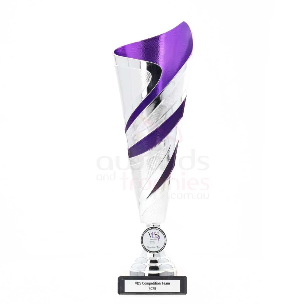 Cyclone Cup Silver / Purple 330mm