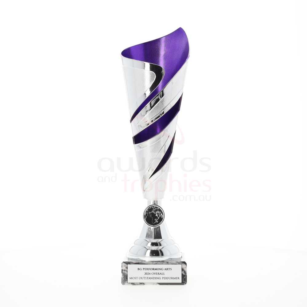 Cyclone Cup Silver / Purple 350mm