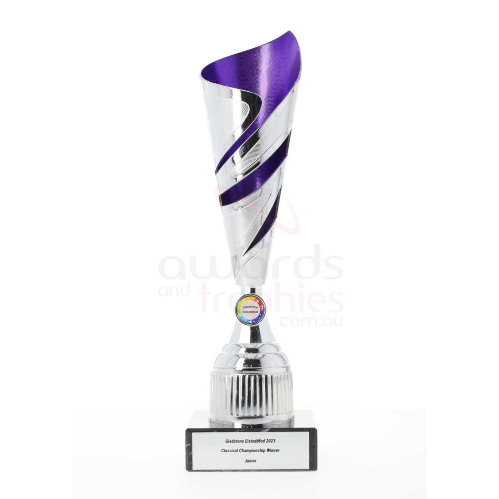 Cyclone Cup Silver / Purple 370mm