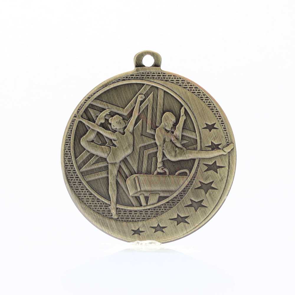 Gymnastics Wayfare Medal Gold 50mm